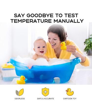 Digital Baby Bath Tub Thermometer - Upgraded Duck Toy with Temperature Alerts for Infants & Toddlers - Buy Online on GoSupps.com