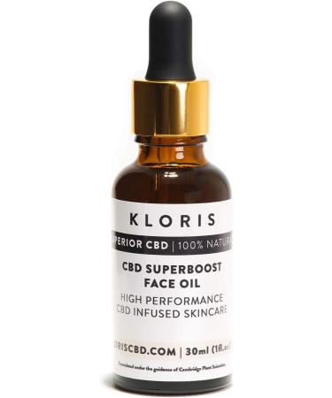 KLORIS CBD Superboost Face Oil - for glowing skin 100% natural anti-oxidant facial oil 30 ml - Buy Online on GoSupps.com