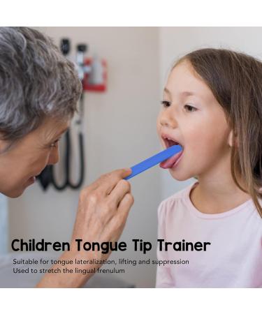Children's Tongue Tip Exerciser - Safe & Portable Oral Muscle Trainer in Blue - Buy Online on GoSupps.com