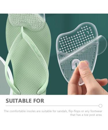 Comfortable 3 Pairs Slippers Sandals with Metatarsal Pads - Adhesive Foot Cushions & Half Insoles for Ball of Foot Protection - Buy Online on GoSupps.com