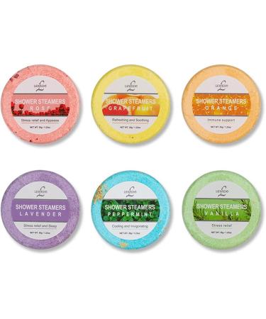 SEVICH Shower Steamers Aromatherapy Bomb Tablets - 6 Pcs Spa Bath Bombs Kit for Relaxation & Sinus Relief - Perfect Home Spa Gift for Mothers & Friends - Buy Online on GoSupps.com