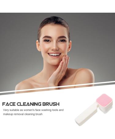 Healeved Silicone Facial Cleansing Brush Double Side Face Cleaning Brush Facial Cleaning Tool Women Facial Brushes for Cleansing and Exfoliating Accessories - Buy Online on GoSupps.com
