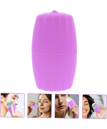 Angoily Ice Rollers Globes for Face Ice Roller for Face and Eye Face Roller Skin Care Ice Roller Puffiness Eye Roller Ice Roller for Eyes Tool Shrink Pores Silica Gel Purple - Buy Online on GoSupps.com