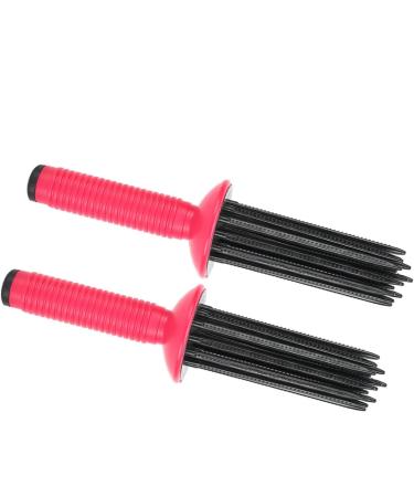 Hair Fluffy Curling Roll Comb Anti Slip Curling Wand Hairstyling Tools Circular Shape with 17 Comb Teeth Environmentally Friendly Resin Small and Portable Use for Easy Hair - Buy Online on GoSupps.com
