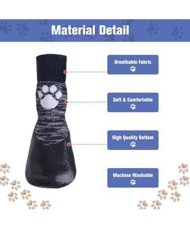 HOMIMP XL Dog Socks: Anti-Slip Paw Protector with Straps for Traction Control - Waterproof - Buy Online on GoSupps.com