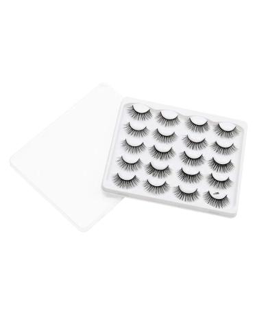 10 Pairs 3D Mink Lashes - Natural & Dramatic Volume Fake Eyelashes | Silk Handmade Extensions for Stunning Makeup - Buy Online on GoSupps.com