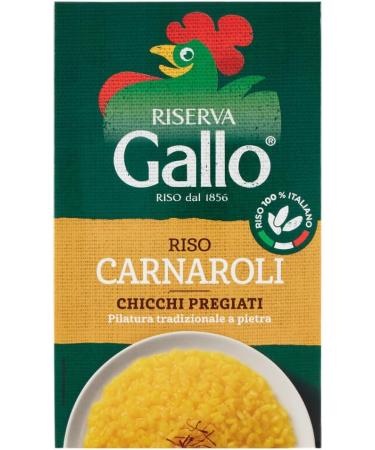  Italian Gourmet E.R. Gallo Riso Riserva Carnaroli 100 % riz italien temps de cuisson 15 minutes id al pour risottos paquet de 1 kg + bo te de 400 g - Buy Online on GoSupps.com