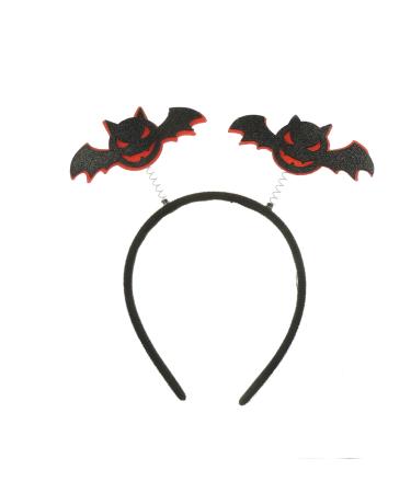 Womens Girls Mens Fancy Dress Up Party Role School Play Costume Hen Do Halloween Deely Deeley Bopper Animal Headband Hair Alice Band Goth Steampunk Black Red Evil Bat Witch Devil Horns Pumpkin