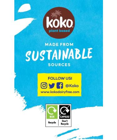 Koko Plant Based Dolce Gusto Compatible Pods (8 Pods x 5 Cases Coconut Milk) Coconut 8 Pods x 5 Cases - Buy Online on GoSupps.com