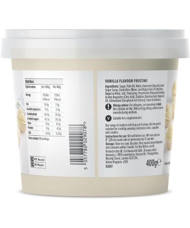 by Amazon Vanilla Flavoured Frosting 400g - Buy Online on GoSupps.com
