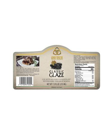 Toschi Balsamic Classic Glaze Vinegar 7.3oz - Premium Quality Balsamic Reduction - Buy Online on GoSupps.com