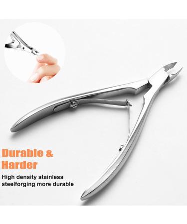 Premium Stainless Steel Cuticle Trimmer & Nipper for Manicure & Pedicure - Precision Grooming Kit for Nails & Dry Skin - Buy Online on GoSupps.com