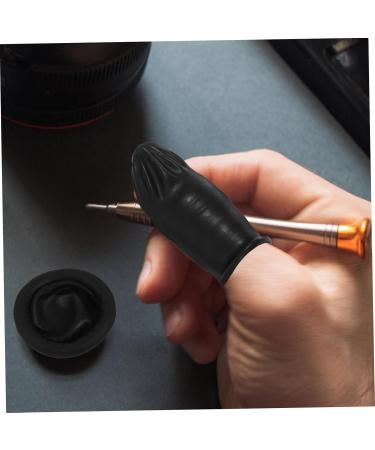 Buy FRCOLOR 200pcs Rubber Finger Stalls | Multi-Function Finger Protectors & Covers - Portable Replaceable Medium Black Finger Cots for eCommerce International Shipping - Buy Online on GoSupps.com