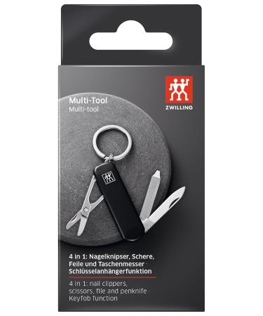 ZWILLING Travel-Sized Manicure Multi-Tool with Keyring - Stainless Steel 60 mm Black | International Shipping Available - Buy Online on GoSupps.com