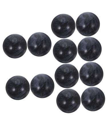 Partykindom 12 STK Brain training Brain Training Hand Therapy Gesture Gesture Decoration Decoration Stress Remove Stress Smoothing Balls Ball on the wrist Health Ball Older Scrollrad Mediumx6Pcs Schwarzx6Stk