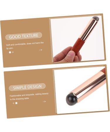 FOMIYES Silicone Lip Brush Lipstick Lip Brush Wand Plastic Lip Makeup Brush Concealer Brush Wand Lip Applicator Women Makeup Tool Makeup Tools Plastic Makeup Brush Lip Gloss Brush Wooden 10.00X1.50X1.50CM Brown - Buy Online on GoSupps.com