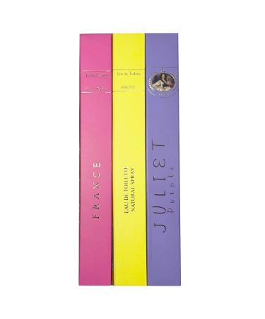 META-BOSEM Purple/Yellow/Pink Travel Size Fragrance for Women Eau de Toilette Natural Spray Wonderful Gift Daytime and Casual Use for all Skin Types total 3.4 Fluid Ounce/105 Ml (Pack of 3) - Buy Online on GoSupps.com