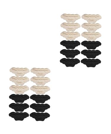 NOLITOY 12 Pairs Anti-wear Stickers for High Heels Self-Adhesive Pads Women Heel Grips Non Heel Pads Heel Pads for Women High Heel Cushions Protector Sports Shoes Silicone Women's