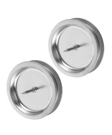 GARVALON 2 pieces Moxibusion Stick Basic Moxa Stick Brenner Tablet Moxa Stick Basis MoSa Brenner Base Moxa Stick Tablet Metall Moxa Stick Halter Stainless Steel Desk Moxa Stick