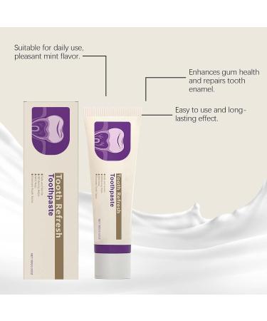 CCDSR Kreain Nature Tooth Refresh Toothpaste 100 g strengthens enamel and provides fresh breath for sensitive teeth removes discolorations and promotes healthy teeth soft and irritationfree 2 pieces - Buy Online on GoSupps.com