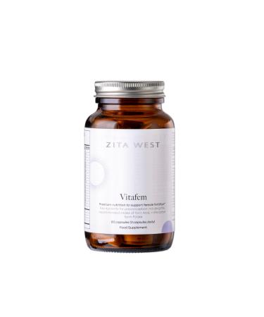 Vitafem Premium Fertility Supplement for Women - Prenatal Vitamins with Folate for Preconception Support - 60 Capsules (1 Month Supply)