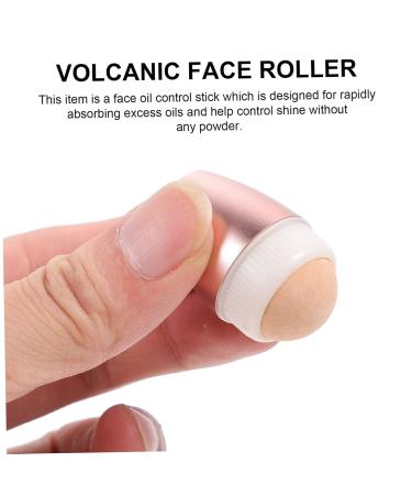 Ipetboom Volcanic Stone Facial Massager Roller - Oil-Absorbing Skin Care Tool for Mini Massages - Aluminum Alloy Rollers for Radiant Skin - Buy Online on GoSupps.com