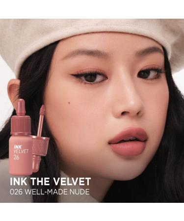 Peripera Ink the Velvet Lip Tint Liquid Lip - 026 WELL-MADE NUDE (0.14 fl oz) - Buy Online on GoSupps.com
