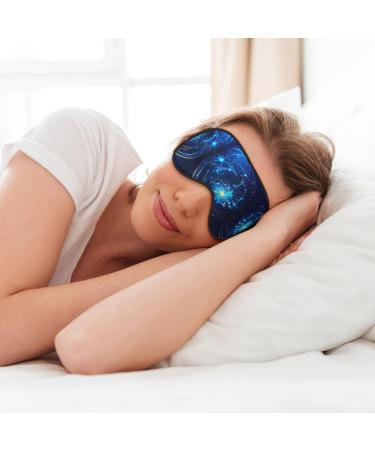 Daisy Flowers Print Unisex Eye Mask | Soft Comfortable Light-Blocking Sleep Mask - International Shipping Available - Buy Online on GoSupps.com