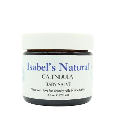 Isabel's Natural Baby Calendula Salve | Gentle Skin Protection for Newborns | Soothes Diaper & Drool Rash | Fragrance & Phthalate Free | 2 oz - Buy Online on GoSupps.com