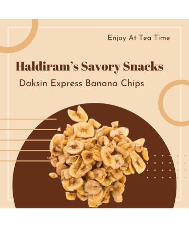 Haldiram s Savory Snacks Easy to Carry Anywhere Crispy Crunchy & Spicy Delicious Indian Namkeen Snacks Made With Authentic Taste Enjoy At Tea Time (Daksin Express Banana Chips Pack of 4) - Buy Online on GoSupps.com