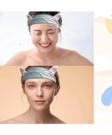 10Pieces Cat Ears Headbands Makeup Headband Spa Headband Skincare Headband for Washing Face Colourful Elastic Women's Lovely Animal Ears Hair Band Hairband Facial Women's Hair Band - Buy Online on GoSupps.com