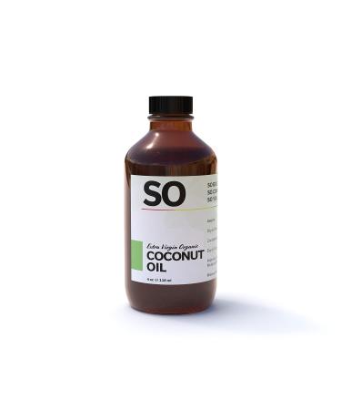 Extra Virgin Organic Coconut Oil 4 oz - Anti-Frizz Scalp & Hair Conditioner - Buy Online on GoSupps.com