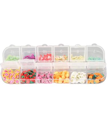 Fruit Nail Glitter Sequin Decorative 5 Boxes Fruit Nail Art Glitter for Party - Buy Online on GoSupps.com