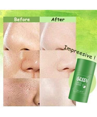Qisen Solid Mask Cleansing Mask Deep Cleansing Mask Mask Green Tea Stick A mask with green tea ingredients effectively eliminates acne Purifies the skin Improves dryness - Buy Online on GoSupps.com