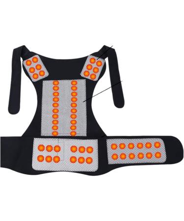 Derbut Turmaline Magnetic Posture Corrector for Back & Shoulder Pain Relief - Self-Warming Lumbar Support Belt (M Size 108 Magnets) - Buy Online on GoSupps.com