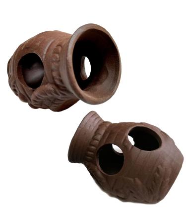 Orgmemory ceramic hiding 2 pieces fish tank accessories cave decoration fish at home aquarium cave aquatic animals aquarium ceramic decoration for aquarium decoration (pot) - Buy Online on GoSupps.com