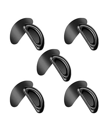 Jiakalamo 5 Pairs Eyeglass Nose Pads Self Adhesive Non-Slip Soft Silicone