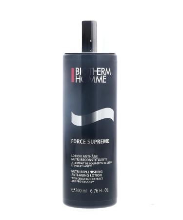Biotherm Homme Force Supreme Nutri-Replenishing Anti-Aging Lotion 6.76 Fl Oz | Hydrating Men's Skincare - Buy Online on GoSupps.com