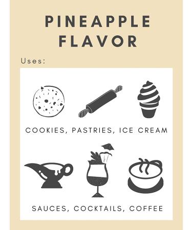 Native Vanilla Pure Pineapple Flavor 2 Fl Oz - Ideal for Cooking, Baking, and Dessert Crafting - Buy Online on GoSupps.com