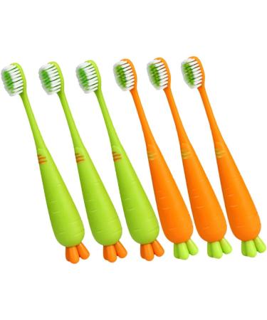 Beaupretty 30 Pack Carrot Toothbrushes for Kids - Bulk Manual Travel Toothbrushes - Beautiful Children's Oral Care Tools - Buy Online on GoSupps.com