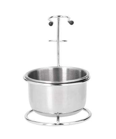 Durable Stainless Steel Shaving Set: 1 Razor & Brush Stand - Perfect for Salons | International Shipping Available - Buy Online on GoSupps.com