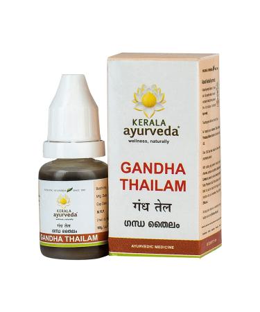Ayurveda Gandha Thailam bottle of 10 ml Oil (Free Pallas USA Rose prefume Oil)