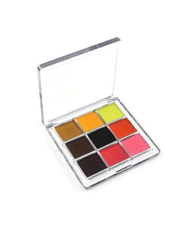 Maydear Water Activated Eyeliner  9 Colors Matte Eyeliner Cream Palette  Color Face and Body Paint Light Color