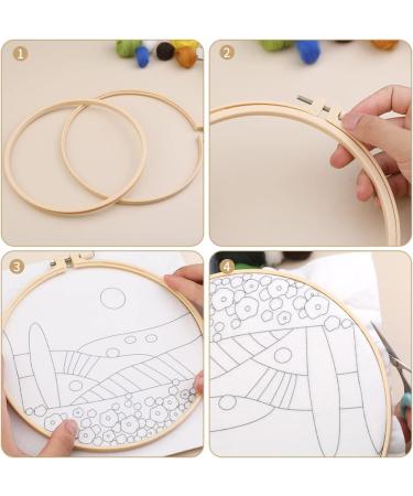 Needle Felting Kit with Wool Roving - Lavender Grassland Color | DIY Felt Painting Set for Home Decoration - Buy Online on GoSupps.com