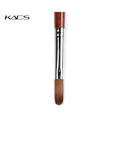 KADS Kolinsky Sable Acrylic Nail Art Brush Red Wood Pen - Manicure Tool (12#) - Buy Online on GoSupps.com