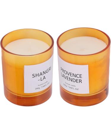 Buy Soy Lavender Scented Candle | Shangri La Relaxation & Meditation Home Decor | Long Lasting Aroma - Buy Online on GoSupps.com