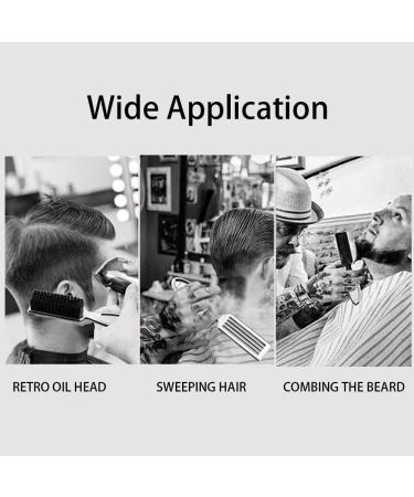 Professional Beard and Mustache Brush Set for Men - Hair Salon Tools for Shaving, Cleaning, and Styling - Black - Buy Online on GoSupps.com