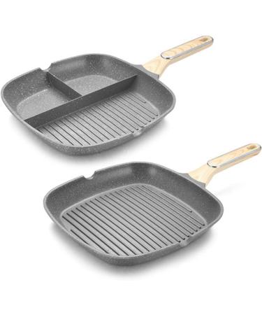 TREGOO Pan Multi-Purpose Durable Nonstick Frying Pan 3-in-1 Steak Breakfast Skillets Omelet Saucepan Cooking Pot Kitchen Cookware Utensils (Color : B) - Buy Online on GoSupps.com