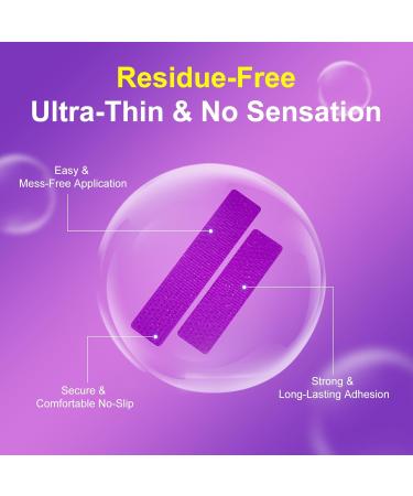 Carebest Purple Teeth Whitening Strips 7 Treatments Whitening Kit with Mint Flavor Enamel Safe Gentle for Sensitive Teeth Whiten Removes Stains for a Brighter Smile - Buy Online on GoSupps.com