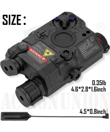 ACTIONUNION Airsoft PEQ-15 IR Laser Red Laser White LED Flashlight Black - Buy Online on GoSupps.com